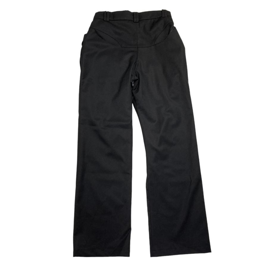 パンツ NAMESAKE trousers 値下げ】NAMESAKE ブラック Del トラウザーズ レーヤードパンツ