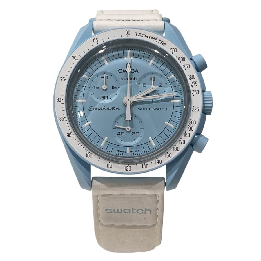 OMEGA（オメガ） 【値下げ】OMEGA×swatch ウラヌス 腕時計 ブルー