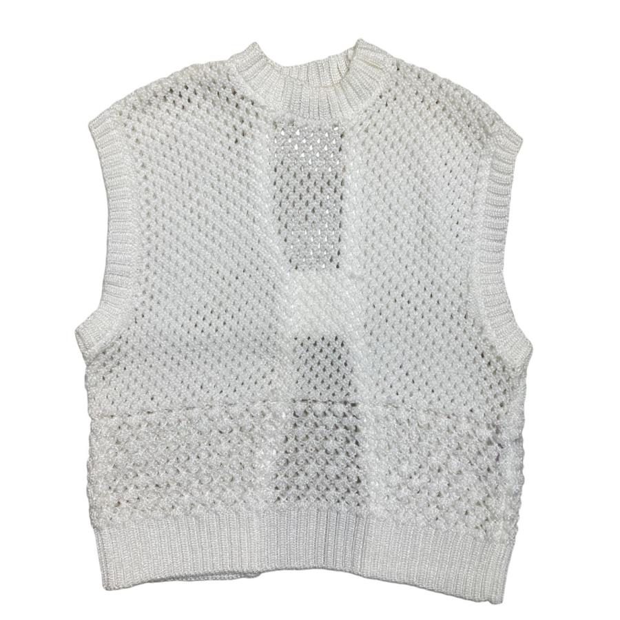 ADORE アドーア ミックスパターンニット ニットベスト 531-4170422  