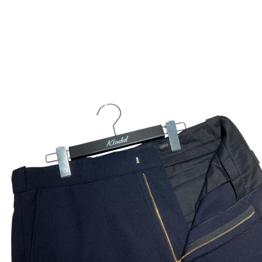 24AW COMOLI ウールサージ パンツ navy 1 【公式通販】