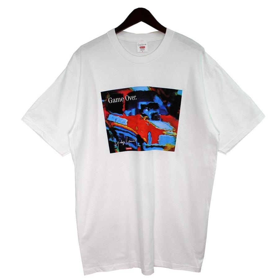 【値下げ】Supreme × Yohji Yamamoto 20AW Game Over Tee ロゴTシャツ ホワイト サイズ：L (吉祥寺店)｜kindal