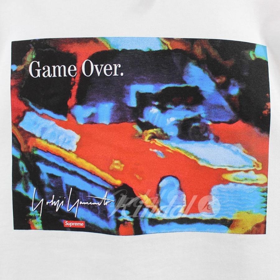 【値下げ】Supreme × Yohji Yamamoto 20AW Game Over Tee ロゴTシャツ ホワイト サイズ：L (吉祥寺店)｜kindal｜03