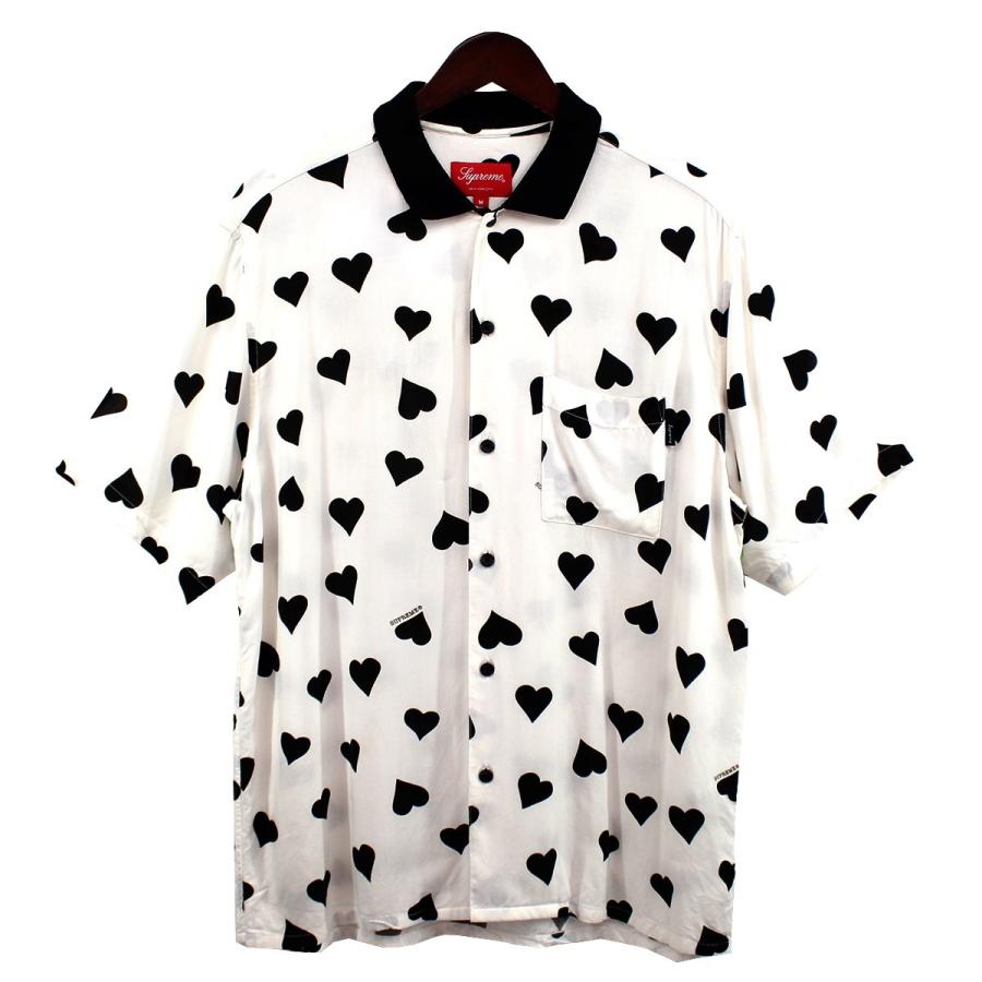 Supreme 【値下げ】SUPREME 17ss Hearts Rayon Shirt ハートレーヨン 