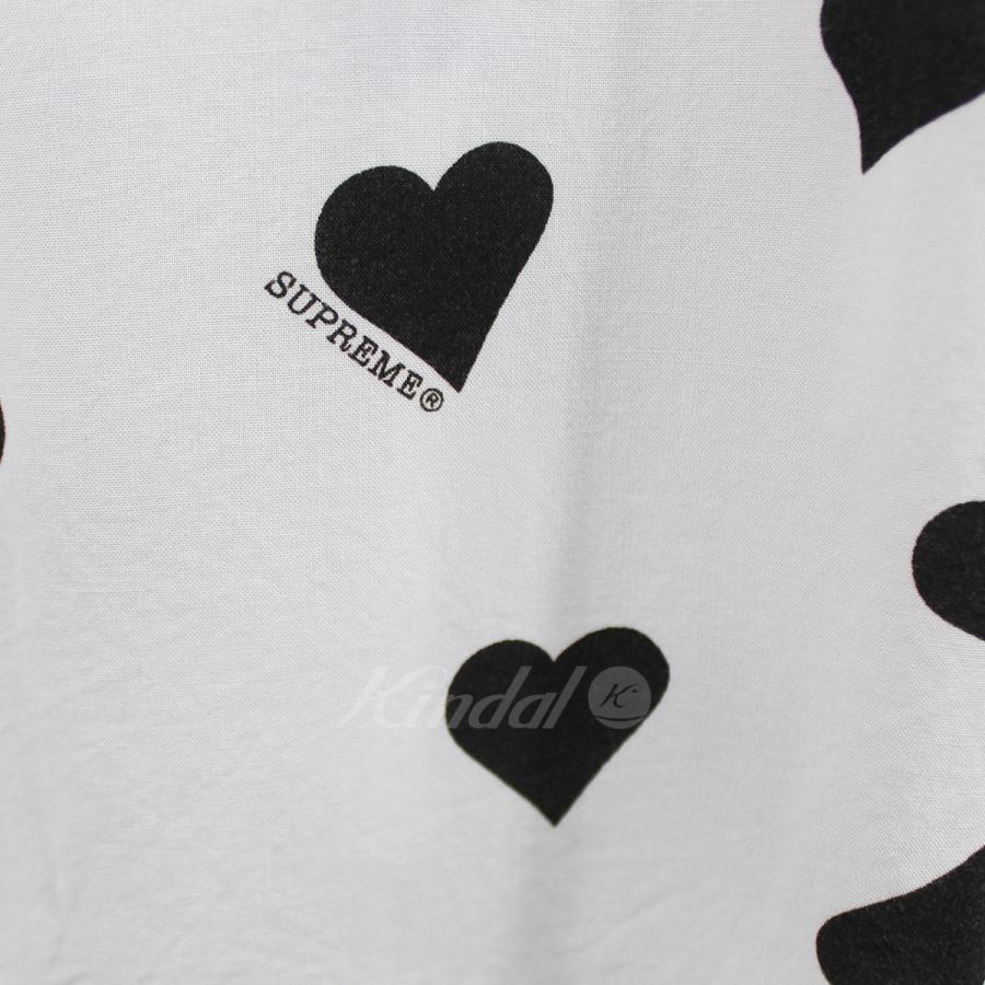 Supreme 【値下げ】SUPREME 17ss Hearts Rayon Shirt ハートレーヨン 