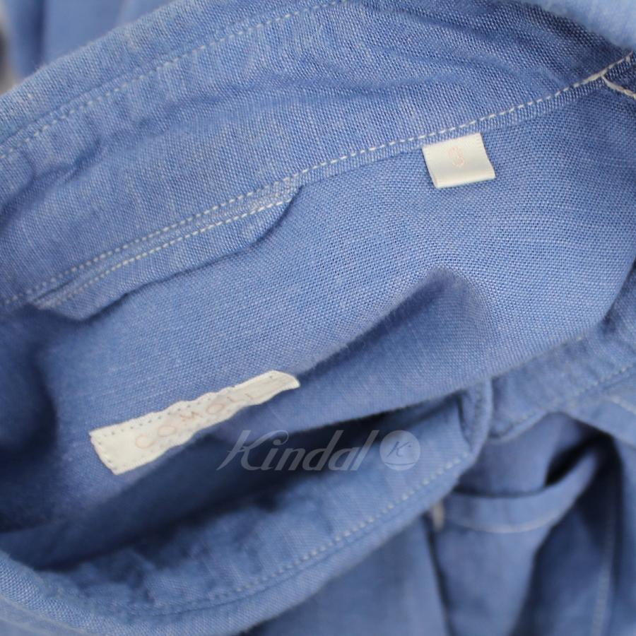 COMOLI 【値下げ】COMOLI 21SS ベタシャン CPOシャツ サックスブルー  