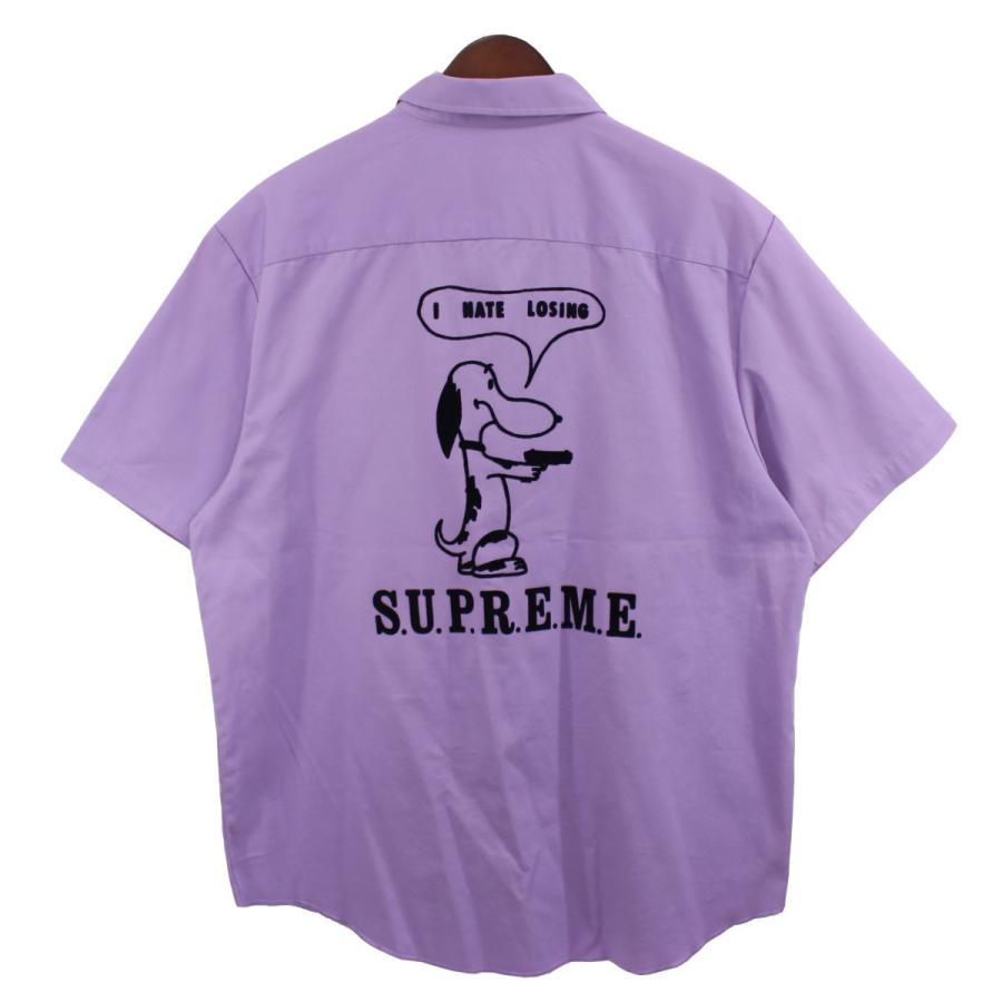 値下げ】SUPREME 21SS Dog S／S Work Shirt ドッグ ロゴワークシャツ