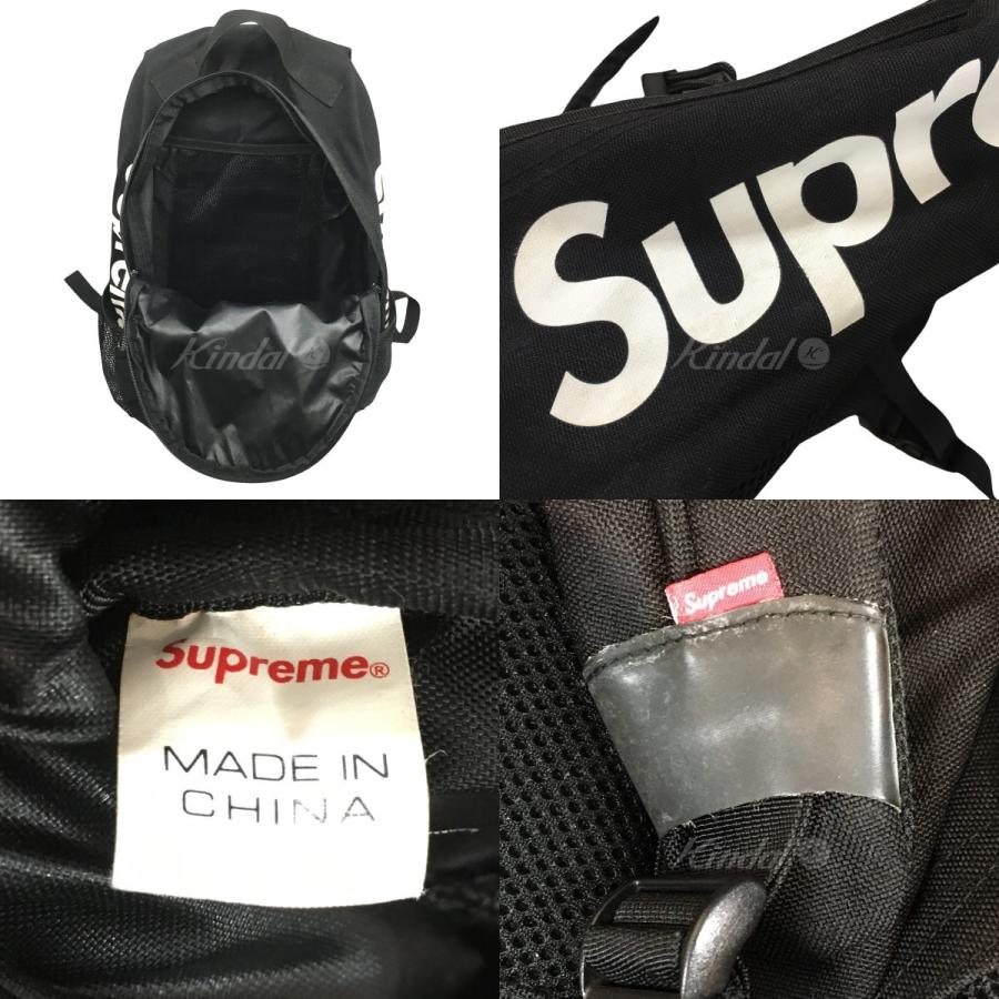 Supreme 【値下げ】SUPREME 14SS Backpack サイドロゴ バックパック 