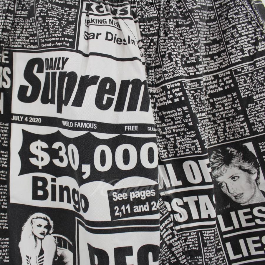 supreme newsprint skate pant 18AW 新聞プリント
