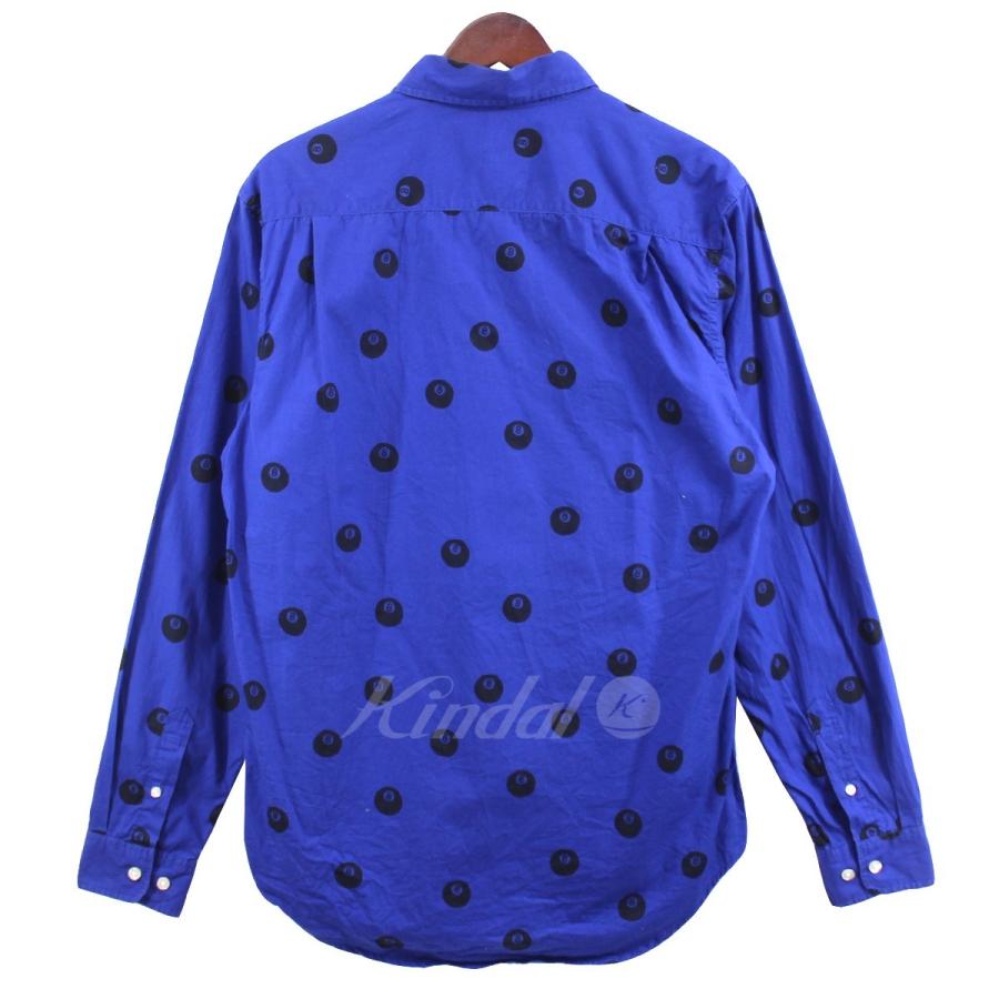 SUPREME 12AW 8-Ball Shirt エイトボール シャツ ブルー サイズ：M 