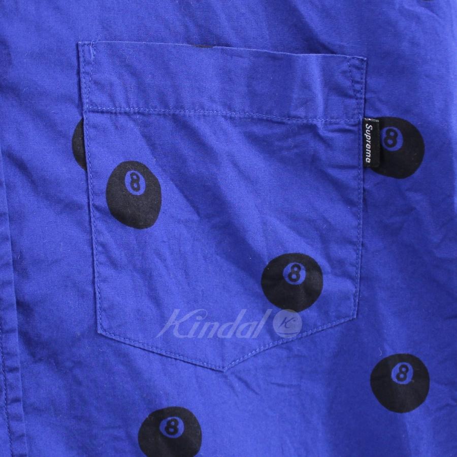 Supreme SUPREME 12AW 8-Ball Shirt エイトボール シャツ ブルー 