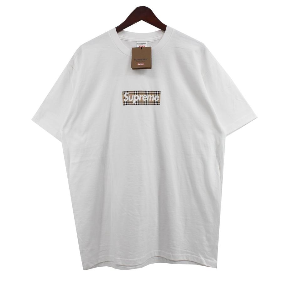 値下げ】Supreme Burberry 22SS Box Logo Tee バーバリー ボックスロゴ 