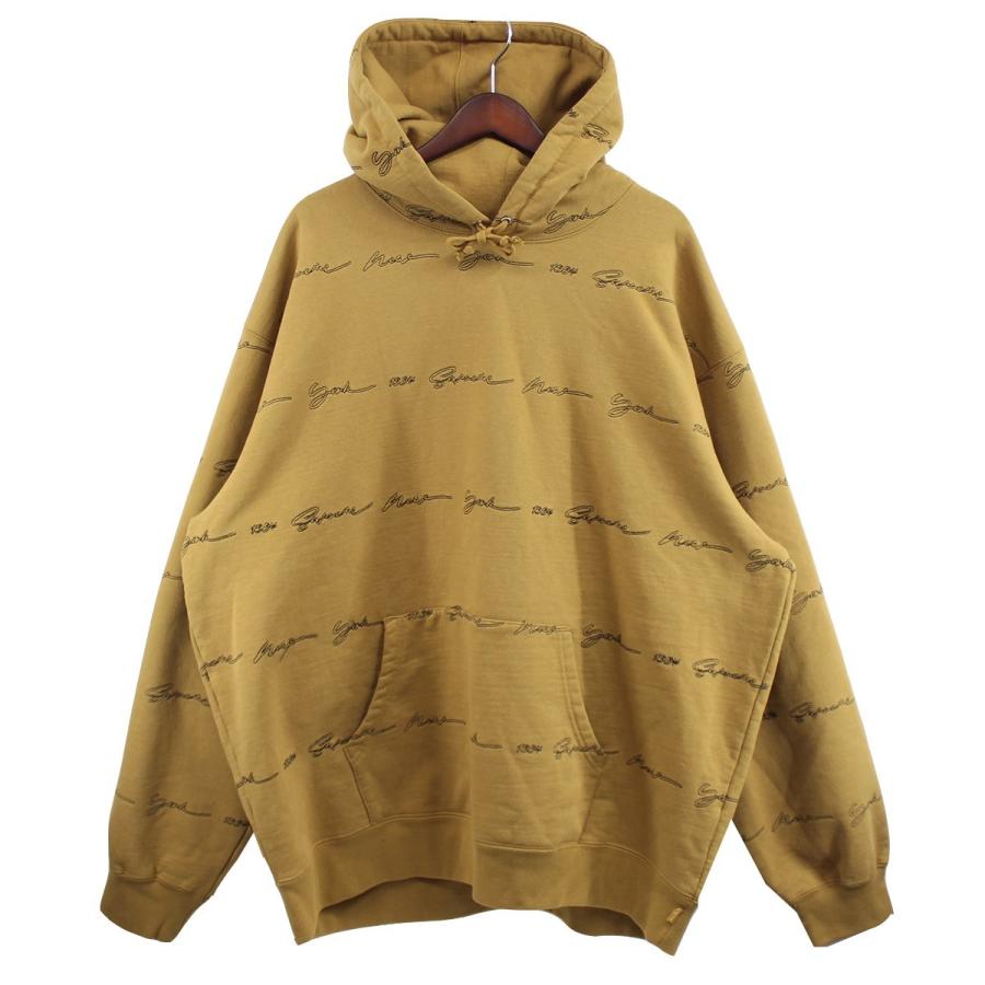 Supreme SUPREME 22SS Script Stripe Hooded Sweatshirt スクリプト  