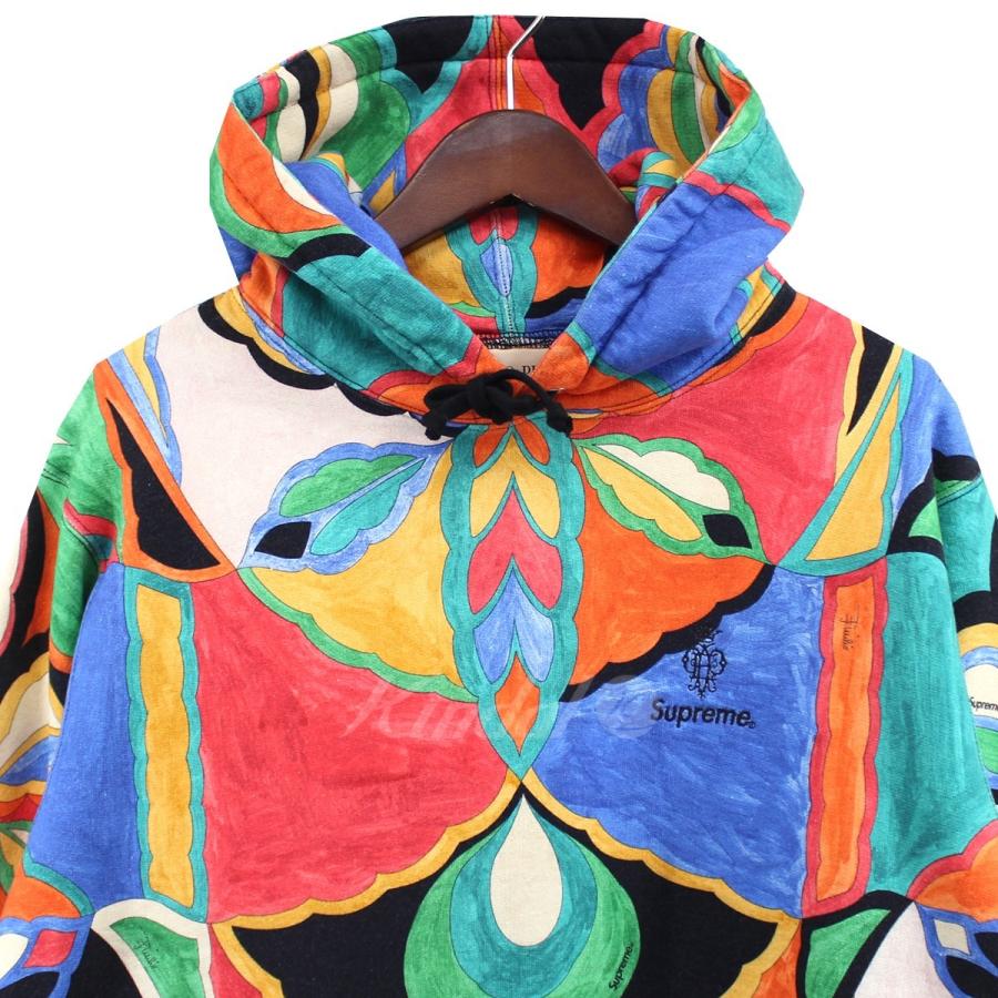 Supreme◇21SS/×Emilio Pucci Hooded 非常 Sweatshirt/S/マルチカラー