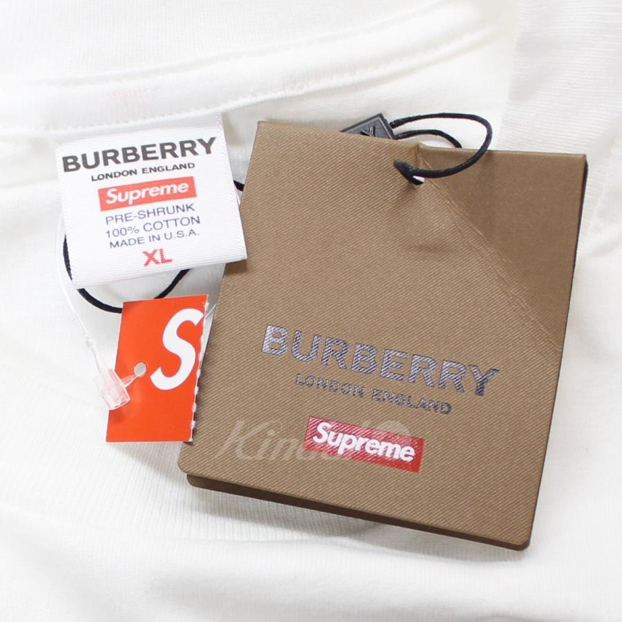 値下げ】Supreme Burberry 22SS Box Logo Tee バーバリー ボックスロゴ