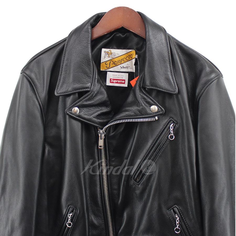 値下げ】SUPREME Schott 稀少 21AW The Crow Perfecto Leather Jacket 