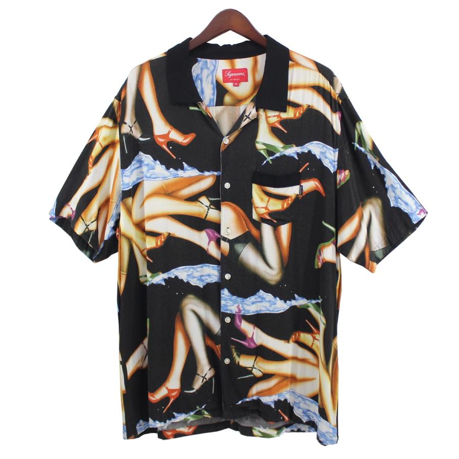Supreme 【値下げ】SUPREME 15SS Heel Shirt ヒール レーヨン シャツ 