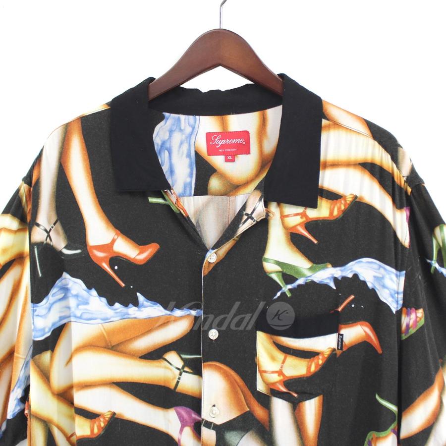 Supreme 【値下げ】SUPREME 15SS Heel Shirt ヒール レーヨン シャツ 