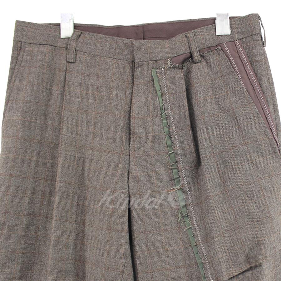 Color 【値下げ】kolor 22AW ポケット再構築 チェック テーパード 