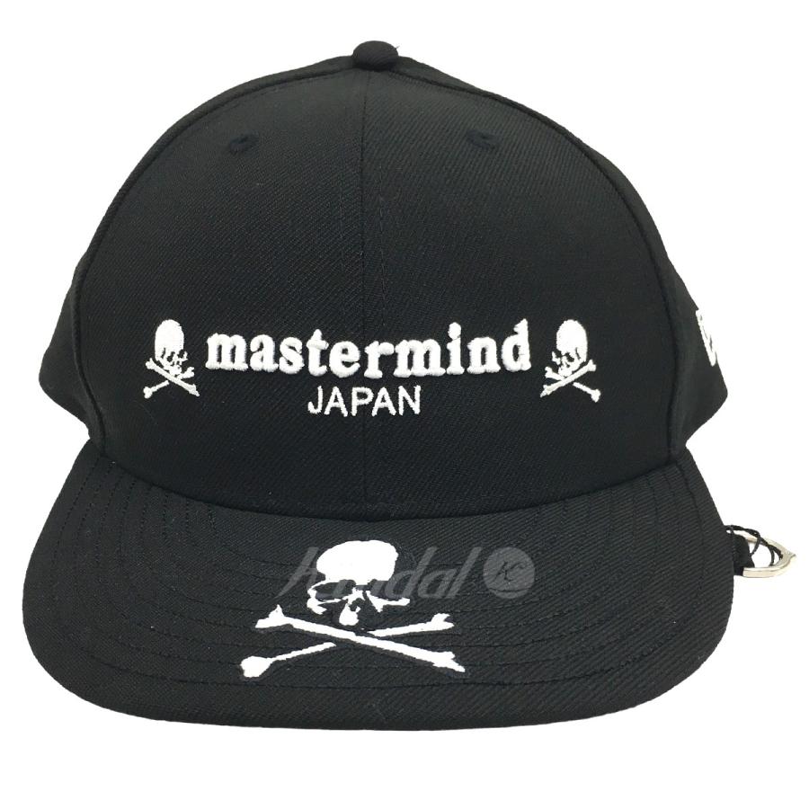 【値下げ】mastermind JAPAN×NEW ERA 100周年 コラボ ニューエラ スカル ロゴ キャップ 帽子 ブラック サイズ：7 1／2(59．6ｃｍ) (吉祥寺店)｜kindal｜02
