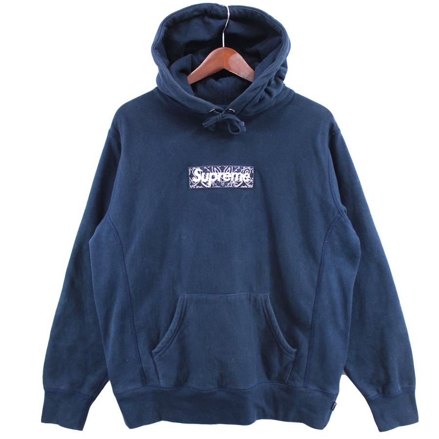 値下げ】SUPREME 19AW Bandana Box Logo Hooded Sweatshirt ボックス