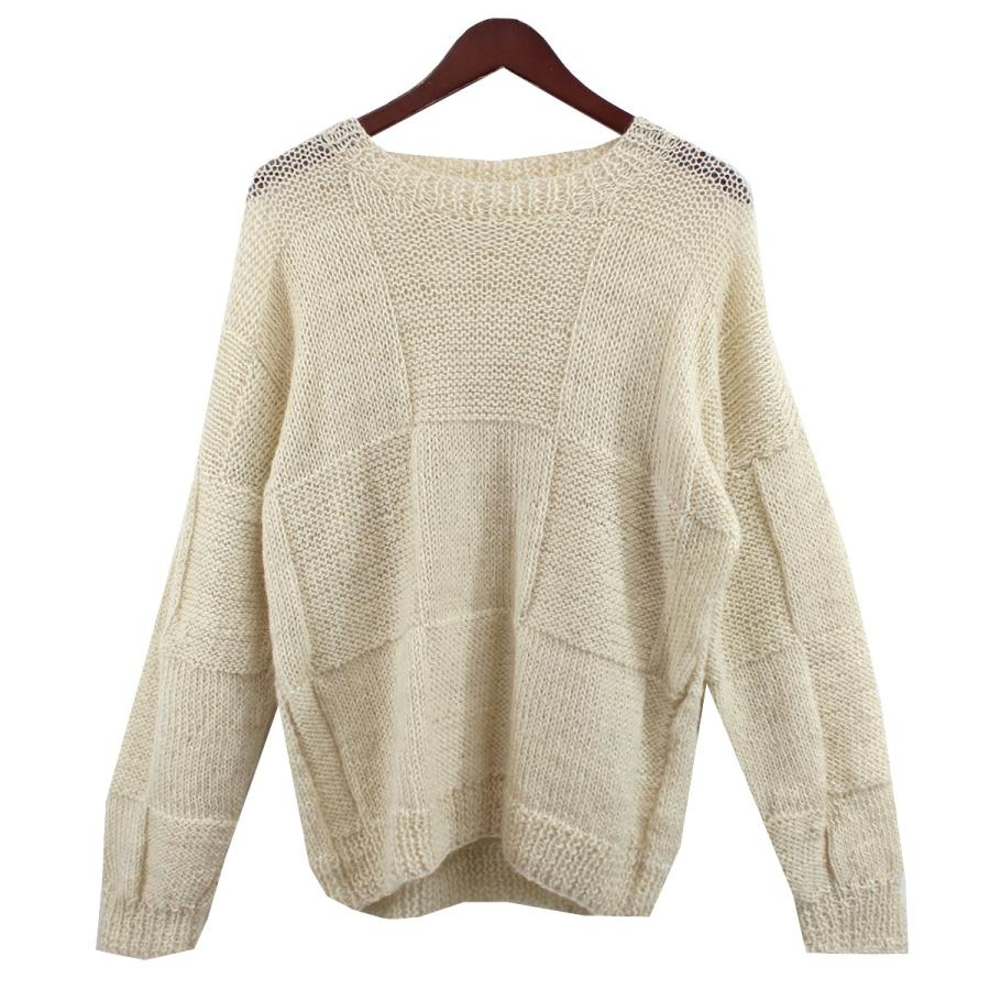 値下げ】SEEALL 20AW Wool Silk Hand Made Knit ウールシルク 