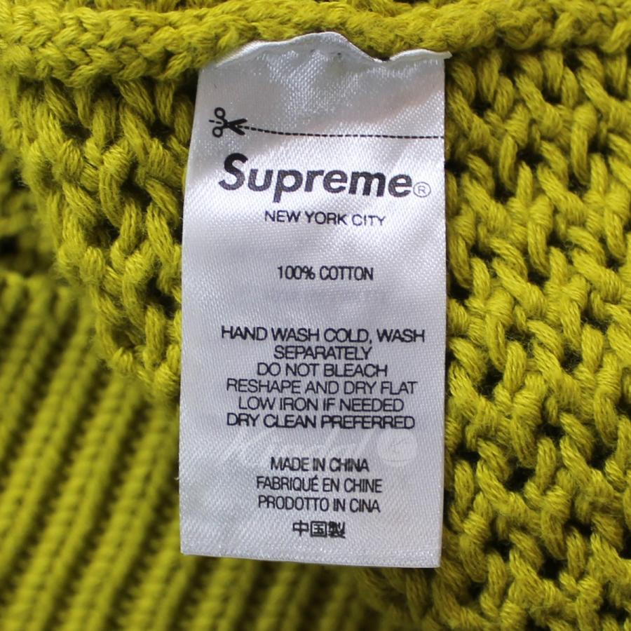 WEB限定デザイン SUPREME 22SS Open Knit Small Box Sweater スモール