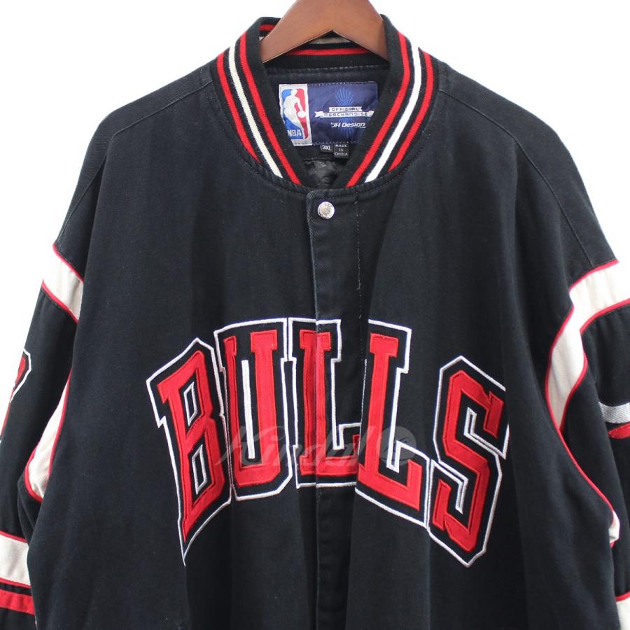 【値下げ】Jeff Hamilton JH DESIGN Chicago Bulls Jacket by JH Design  シカゴ ブルズ ジャケット ブラック サイズ：3XL (吉祥寺店)｜kindal｜02