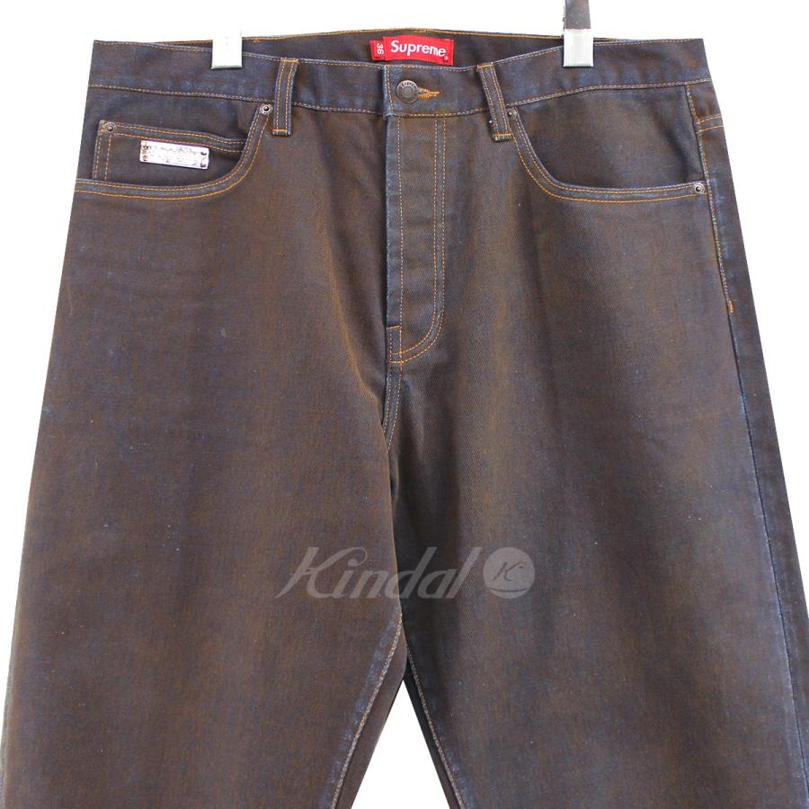 シュプリーム SUPREME 23SS Flocked Denim Regular Jean フロック 加工