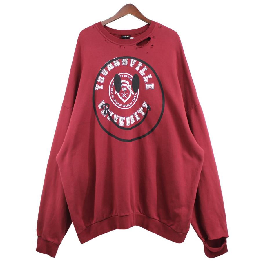 RAF SIMONS 【値下げ】RAF 国内未発売 20SS OVERSIZED SMILEY CREWNECK 