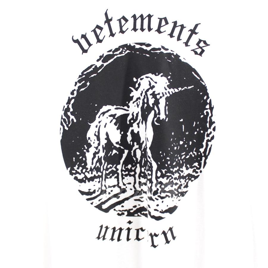 ヴェトモン VETEMENTS 22SS Double Unicorn T-shirt ロゴ ダブル