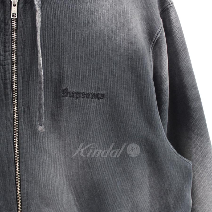 Supreme シュプリーム SUPREME 18AW Bleached Zip Up Sweatshirt Supreme シュプリーム SUPREME 18AW Bleached Zip Up Sweatshirt
