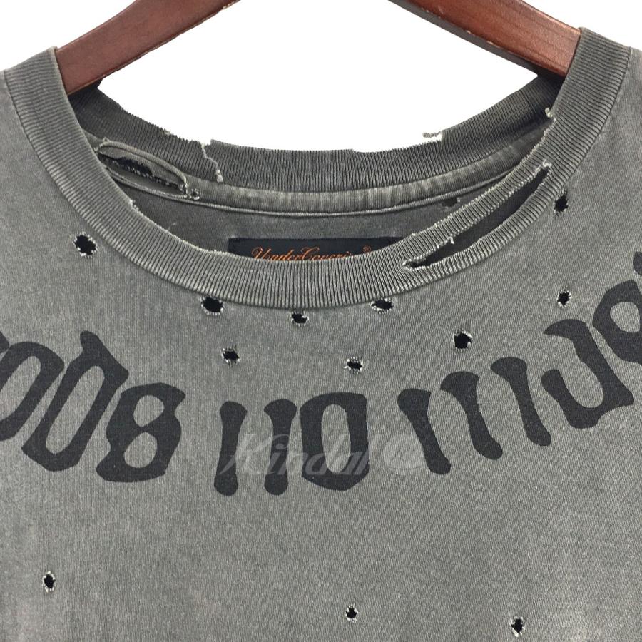 値下げ】UNDERCOVER 03SS NO GODS NO MASTERS TEE SCAB期 ダメージ加工 