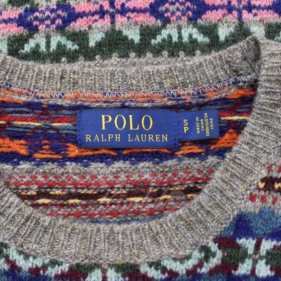 値下げ】POLO RALPH LAUREN アイコニック ベア アイル セーター（雨に 