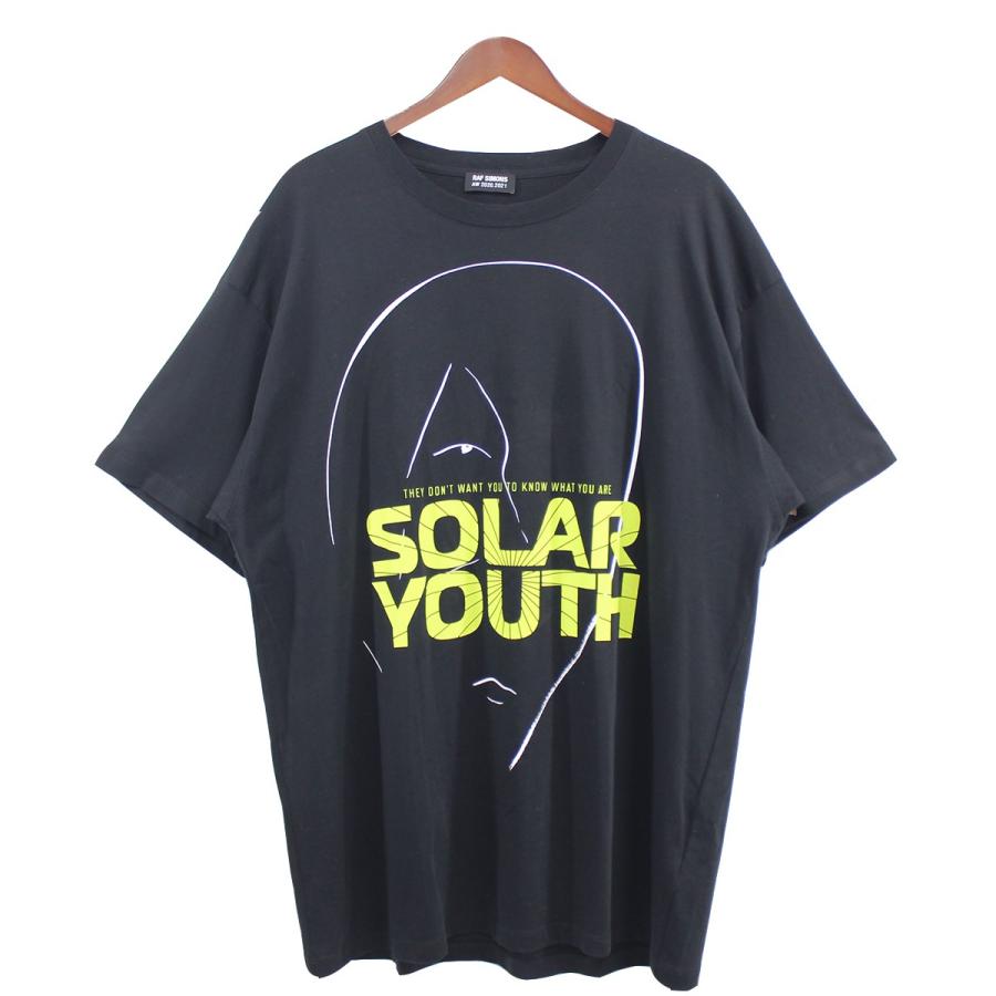 RAF SIMONS 【値下げ】RAF 20AW BIG FIT T-SHIRT TEE SOLAR YOUTH ロゴ 