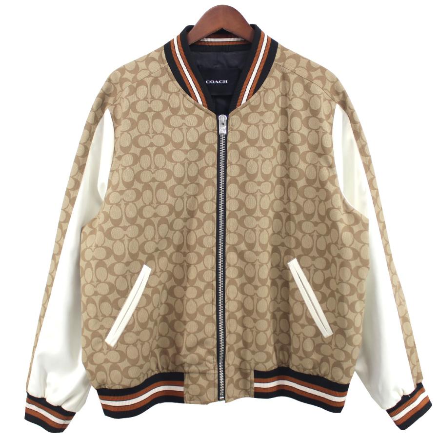 値下げ】COACH シグネチャー スーベニア ジャケット ベージュ サイズ 
