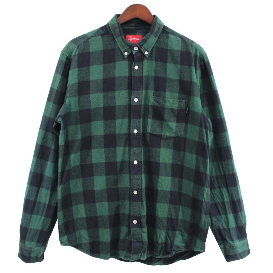 値下げ】SUPREME 12AW Buffalo Check Shirt バッファロー ネル