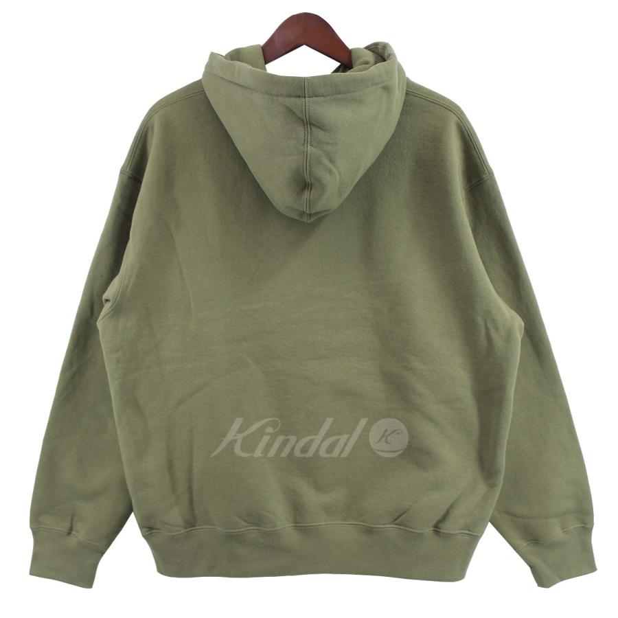 【値下げ】SUPREME 23AW Small Box Drawcord Hooded Sweatshirt ロゴ パーカー ライトオリーブ サイズ：S (吉祥寺店)｜kindal｜03