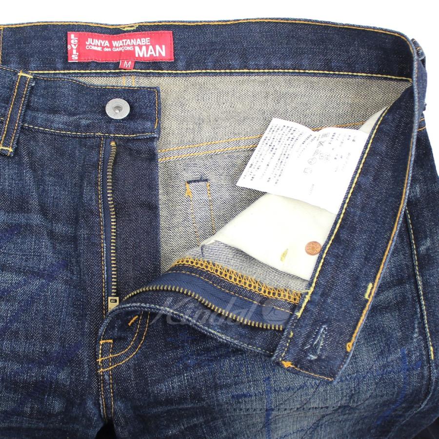 【値下げ】eye JUNYA WATANABE Comme des Garcons  MAN 綿デニム Levi’s 510カスタマイズ P202 リーバイス デニムパンツ インディゴ サイズ：M (吉祥寺店)｜kindal｜06