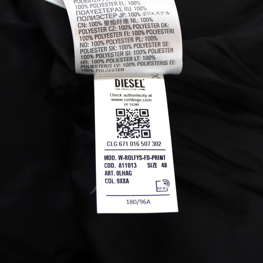 DIESEL 【値下げ】DIESEL 23AW W-Rolfys-Fd-Print ウィンター パデッド  