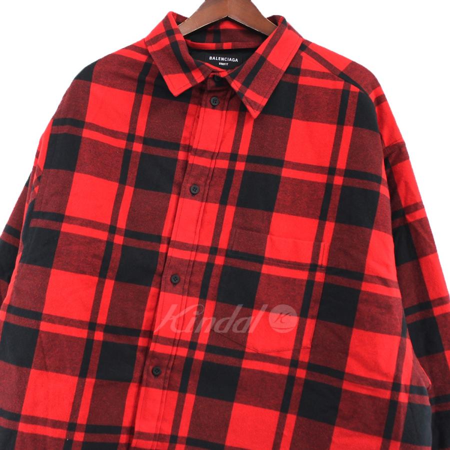 値下げ】BALENCIAGA 21AW Oversized Flannel オーバーサイズ 