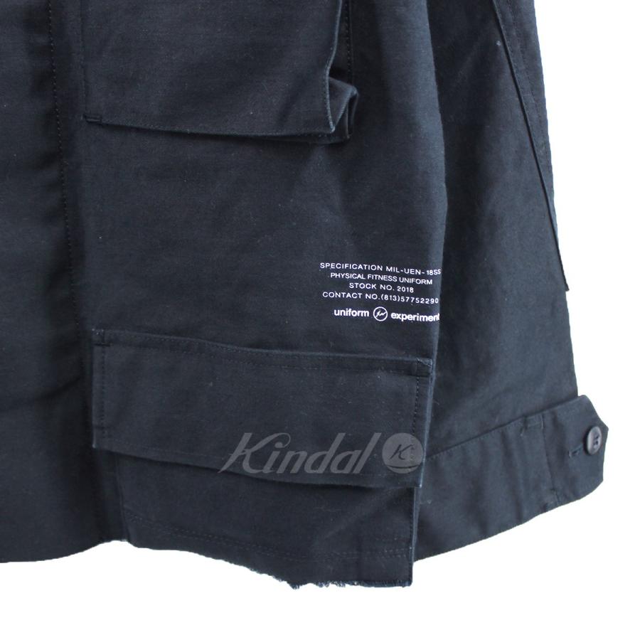 【値下げ】UNIFORM　EXPERIMENT 18SS HEM CUT OFF 4 POCKET BLOUSON カットオフ ジャケット ネイビー サイズ：1 (吉祥寺店)｜kindal｜04