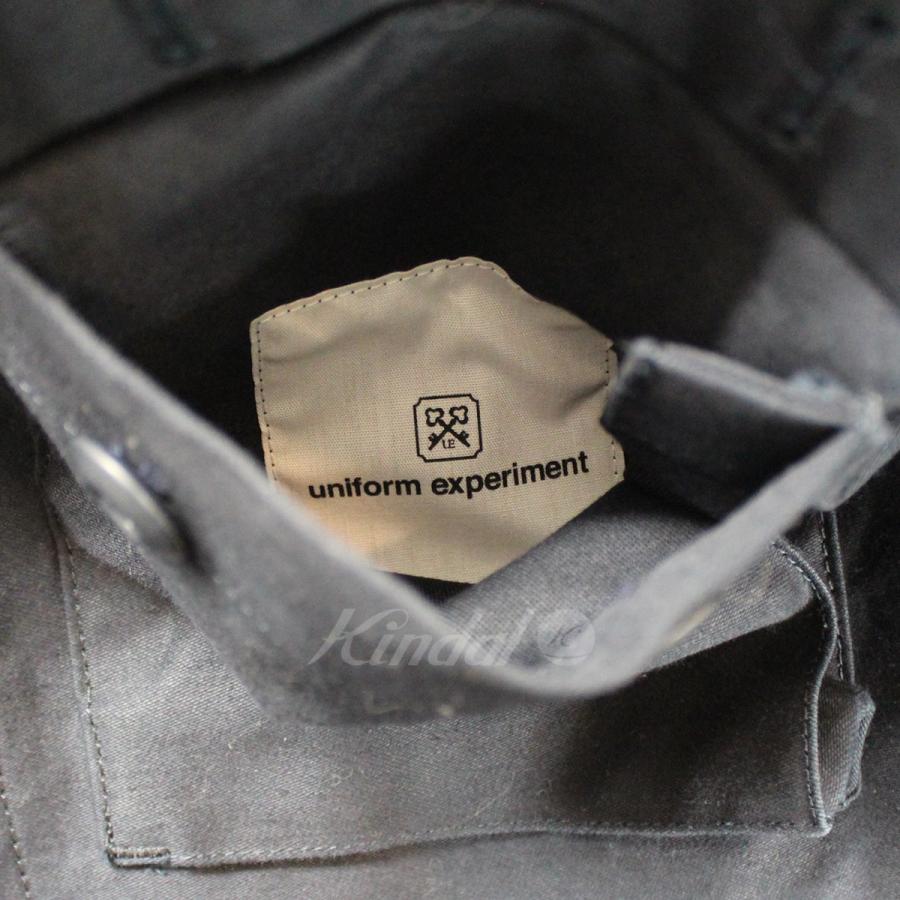 【値下げ】UNIFORM　EXPERIMENT 18SS HEM CUT OFF 4 POCKET BLOUSON カットオフ ジャケット ネイビー サイズ：1 (吉祥寺店)｜kindal｜06