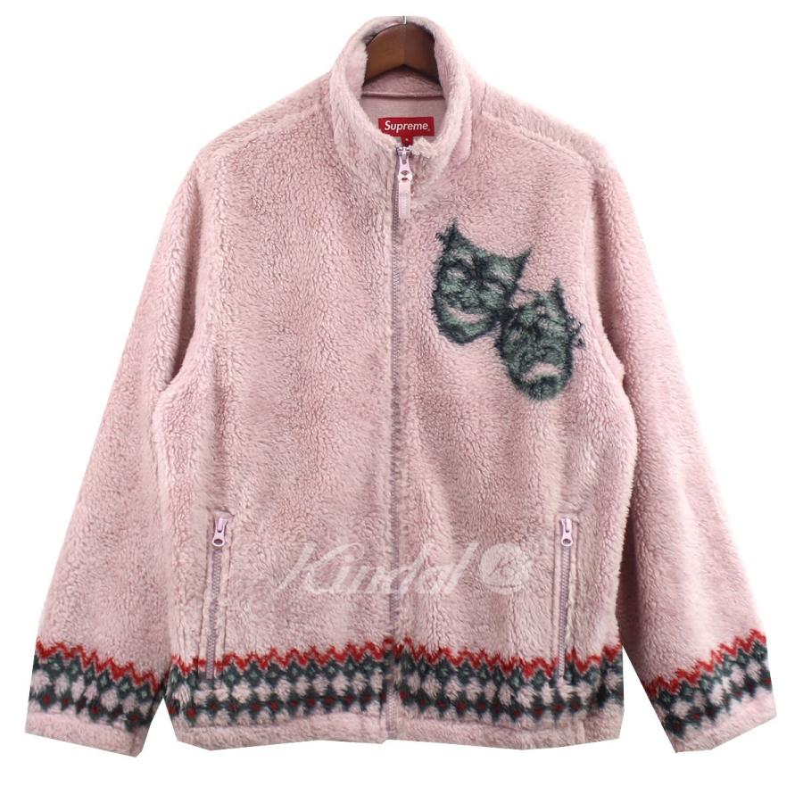 値下げ】SUPREME 20SS Drama Mask Fleece Jacket ロゴ ドラマ マスク