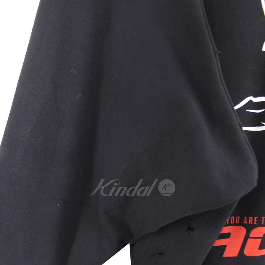 RAF SIMONS 【値下げ】RAF 20AW Oversized printed hoodie Life On  