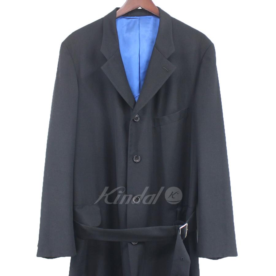 COMME des GARCONS HOMME ベルテッドロングテーラーコート