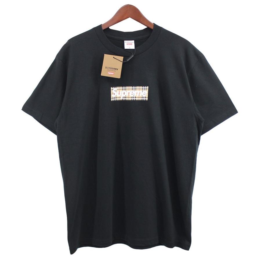 Burberry Supreme チェック柄 Tシャツ Mサイズ Supreme（シュプリーム） 【値下げ】Supreme Burberry 22SS Box Logo