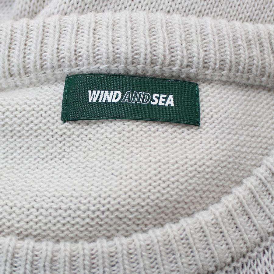 WIND AND SEA 【値下げ】WIND ジャガード ニット セーター マルチ 