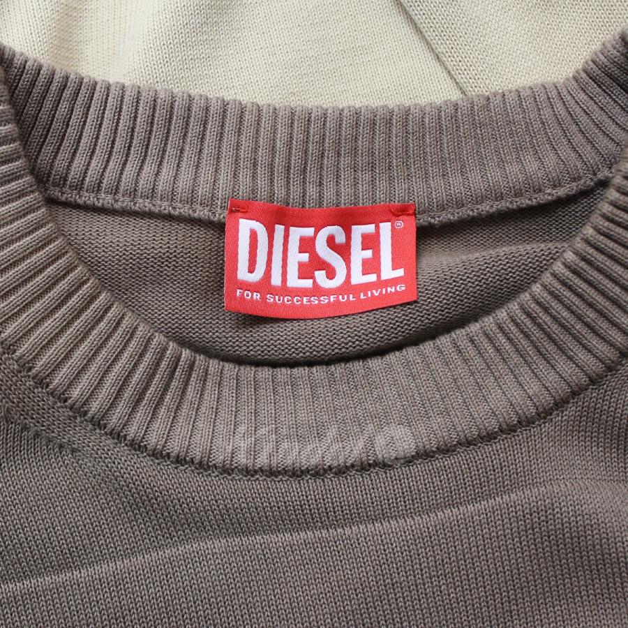 ディーゼル グレン・マーティンス DIESEL by Glenn Martens 24SS K-Nevil オーバル Dロゴ コットン ニット セータ｜kindal｜05