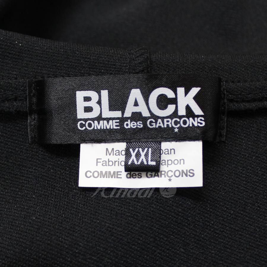 ブラック コムデギャルソン BLACK COMME des GARCONS 24SS ジャージー ジップ パーカー ブラック サイズ：XXL｜kindal｜04