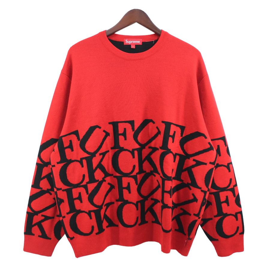 supreme 20AW Fuck Sweater ニット セーター XL